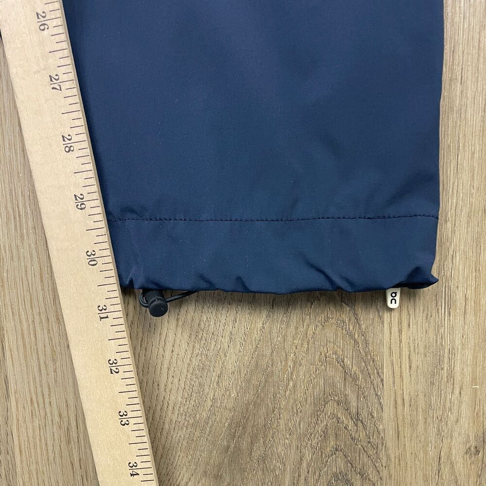 On Cloud Pants Mens Small Blue Running Track Zip Ankle Training Active - Picture 12 of 13